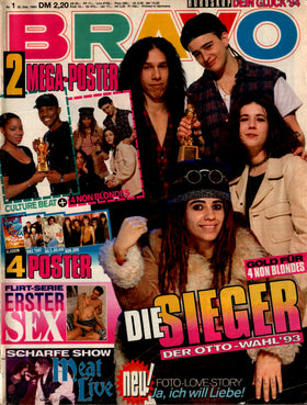BRAVO Magazin 1994 – Alle Ausgaben einzeln als PDF-Download – Nr. 1