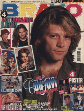 BRAVO Magazin 1994 – Alle Ausgaben einzeln als PDF-Download – Nr. 29
