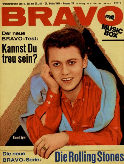 BRAVO Magazin - Alle Ausgaben von 1965 Nr. 29
