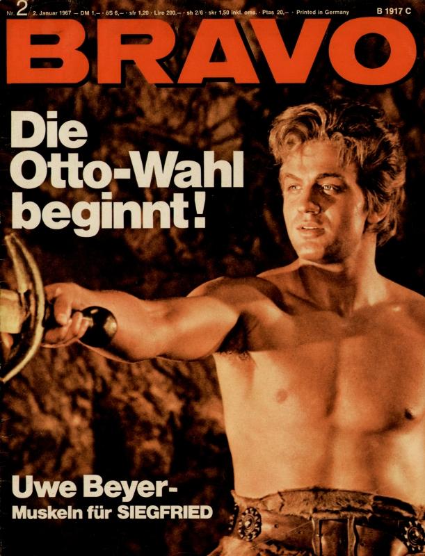 BRAVO Magazin - Alle Ausgaben von 1967 Nr. 02