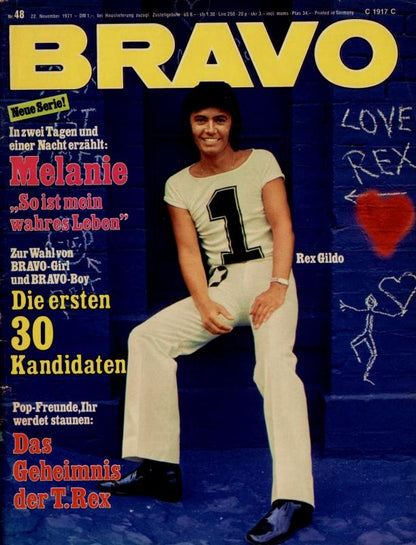 BRAVO Magazin - Alle Ausgaben von 1971 Nr. 48