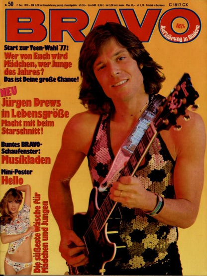 BRAVO Magazin - Alle Ausgaben von 1976 Nr. 50