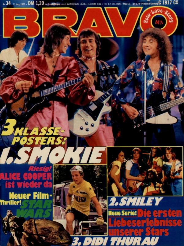 BRAVO Magazin - Alle Ausgaben von 1977 Nr. 34