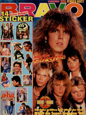 Magazine BRAVO 1986 – Tous les numéros individuellement en téléchargement PDF – Nr. 45