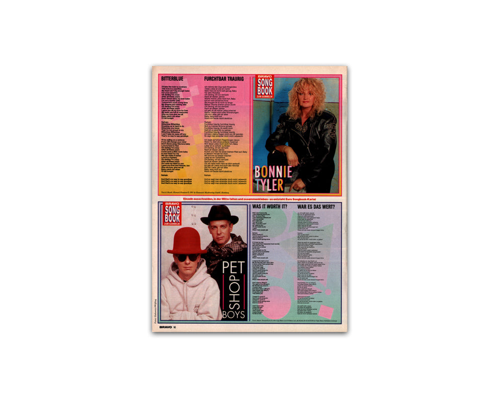 BRAVO Songbooks des Jahres 1992 zum Download