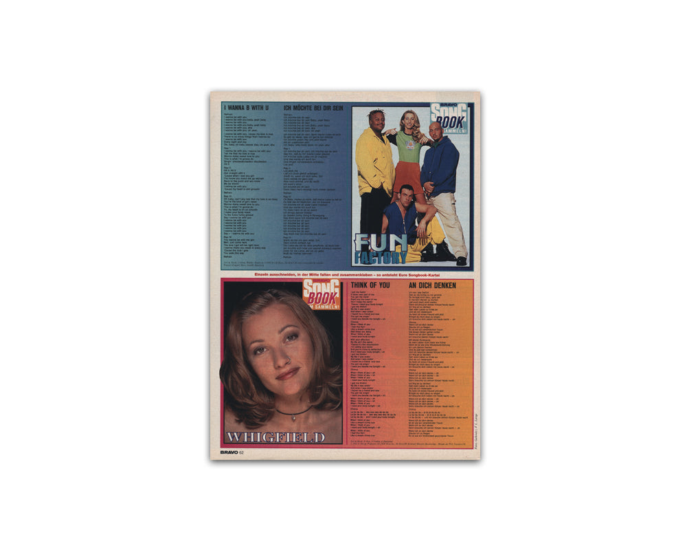 BRAVO Songbooks des Jahres 1995 zum Download