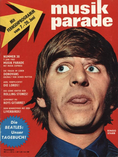 MUSIK PARADE Magazin - Alle Ausgaben von 1965 Nr. 38