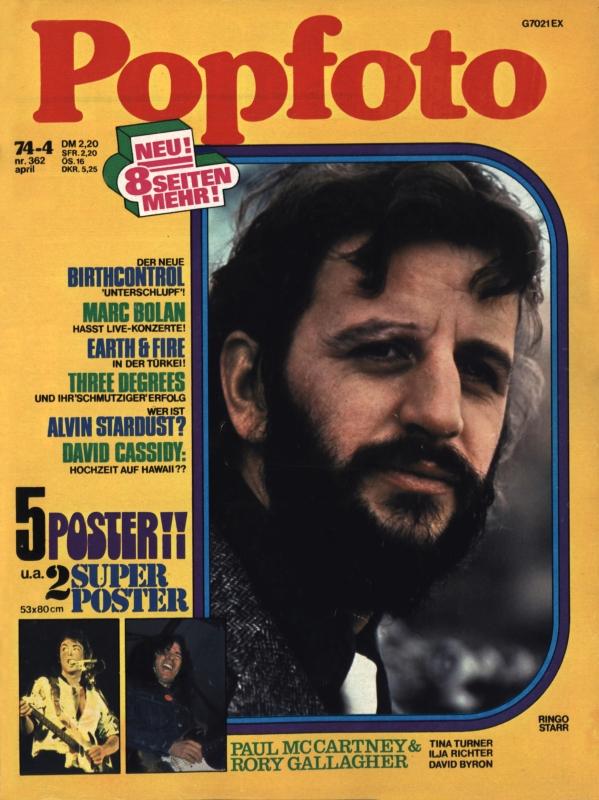 POPFOTO Magazin - Alle Ausgaben von 1974 Nr. 04
