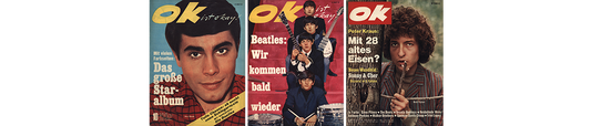Drei Titel der Zeitschrift OK