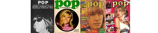 In welchen Jahren gab es die Zeitschrift pop?