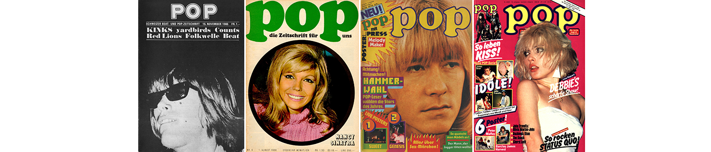 Covers der Zeitschrift pop