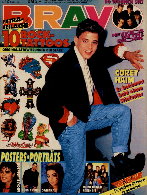 BRAVO Nr. 12 vom 15.03.1990 – Titelseite: Corey Haim