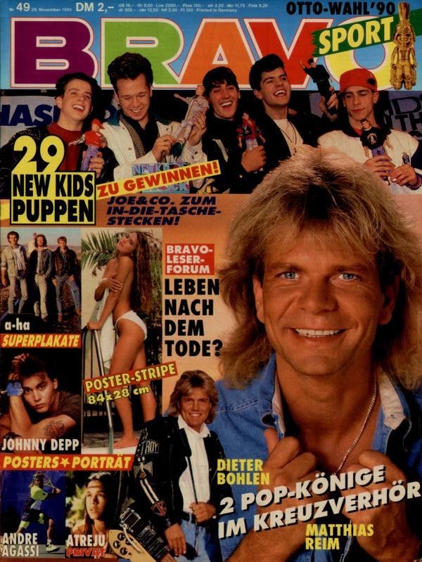 BRAVO Nr. 49 vom 29 novembre 1990 – Titelseite: Matthias Reim