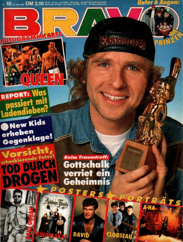 BRAVO Nr. 10 vom 27 février 1992 – Titelseite: Thomas Gottschalk