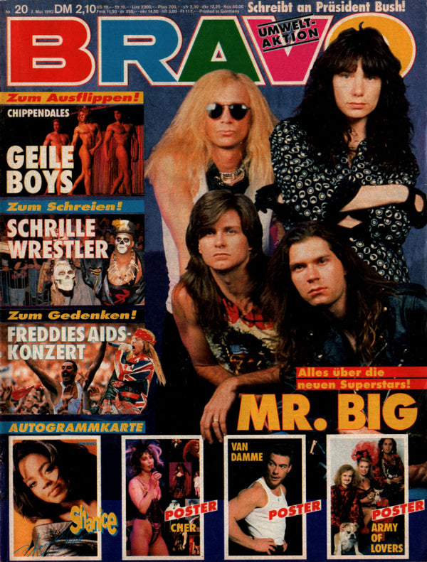 BRAVO Nr. 20 vom 7 mai 1992 – Titelseite: Monsieur Big