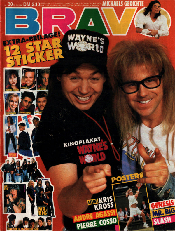 BRAVO Nr. 30 vom 16 juillet 1992 – Titelseite: Le monde de Wayne