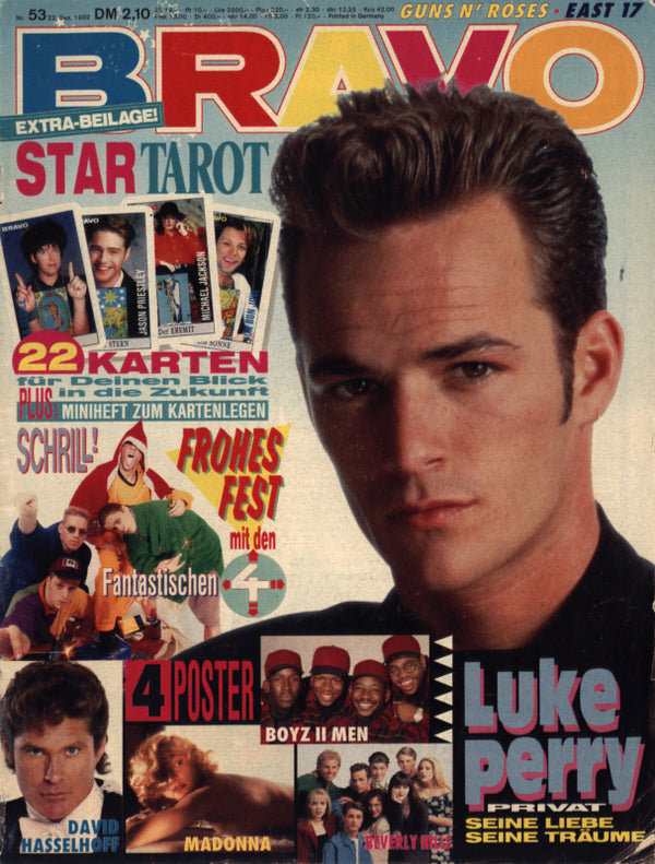 BRAVO Nr. 53 vom 22 décembre 1992 – Titelseite: Luc Perry
