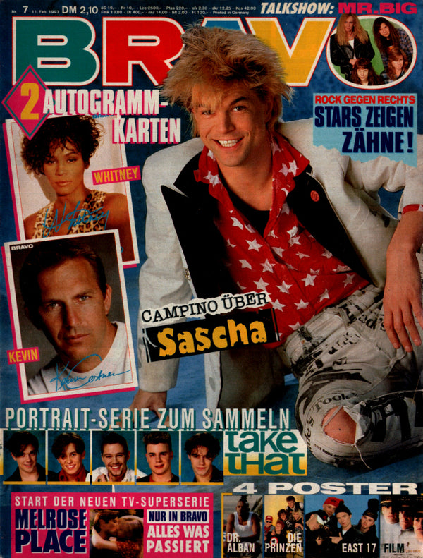 BRAVO Nr. 7 vom 11.02.1993 – Titelseite: Campino