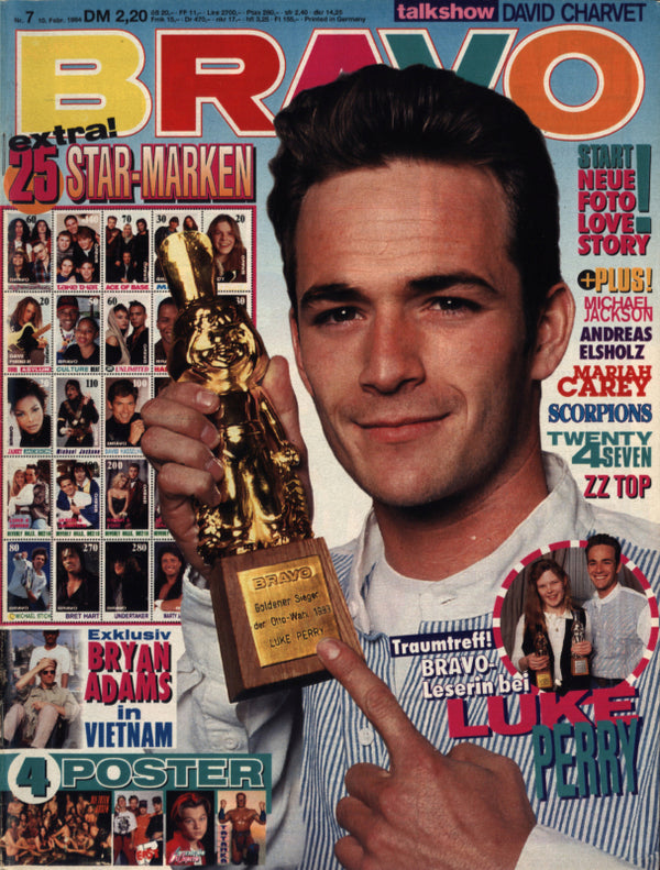 BRAVO Nr. 7 vom 10 février 1994 – Titelseite: Luc Perry