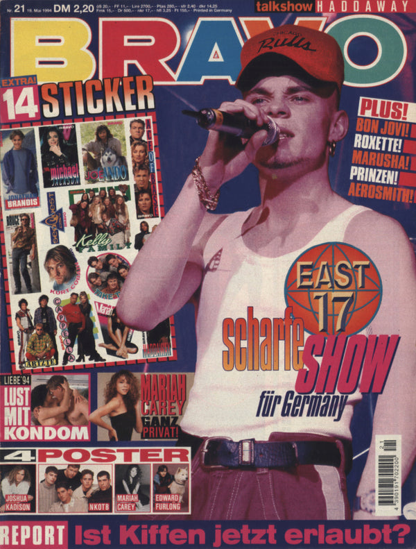BRAVO Nr. 21 vom 19.05.1994 – Titelseite: Brian Harvey