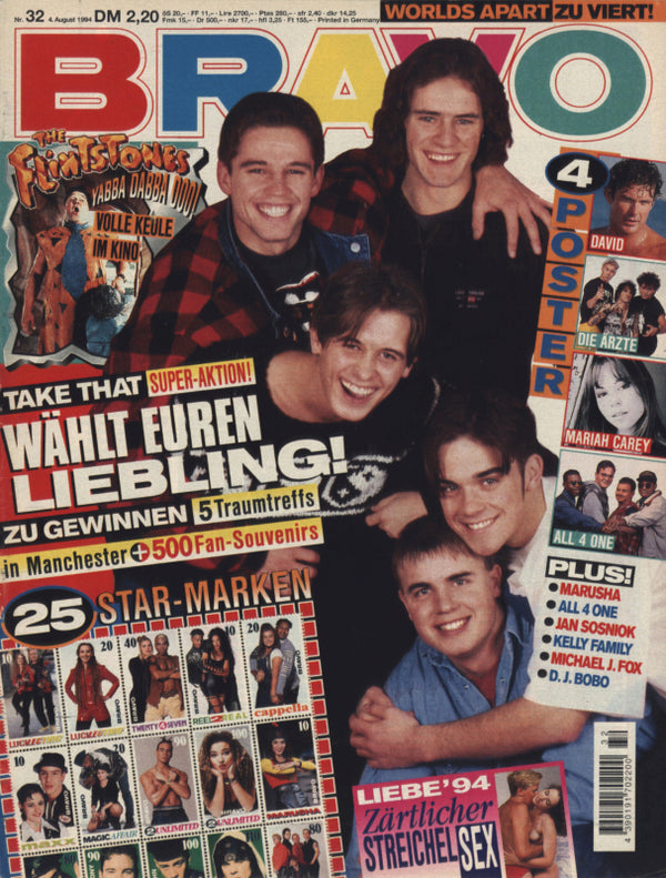 BRAVO Nr. 32 vom 04.08.1994 – Titelseite: Prends ça