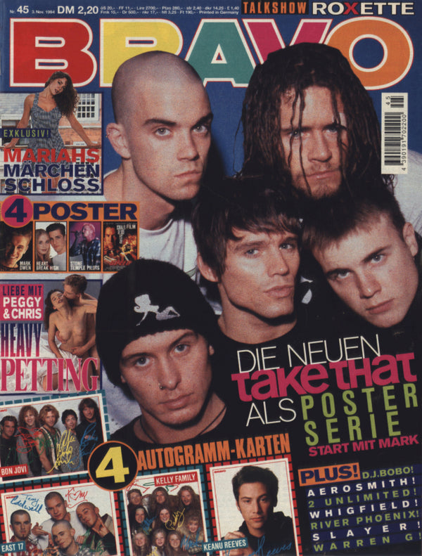 BRAVO Nr. 45 vom 3 novembre 1994 – Titelseite: Prends ça