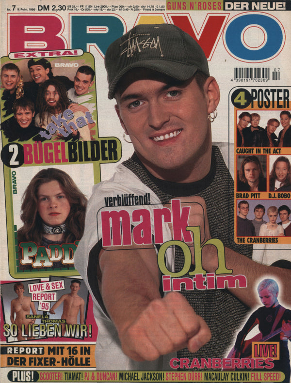 BRAVO Nr. 7 vom 9 février 1995 – Titelseite: Marque « Oh »