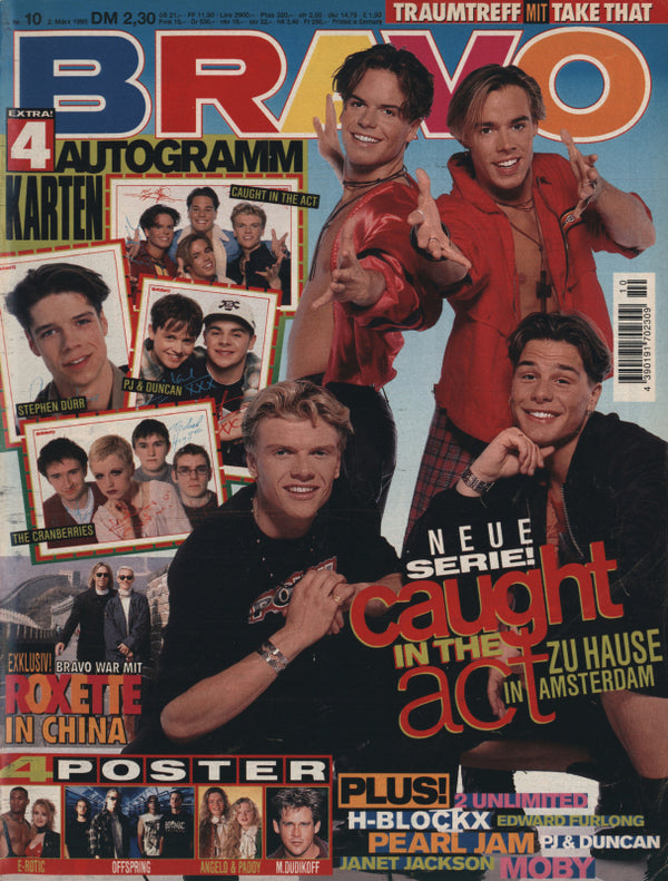 BRAVO Nr. 10 vom 02.03.1995 – Titelseite: Caught In The Act