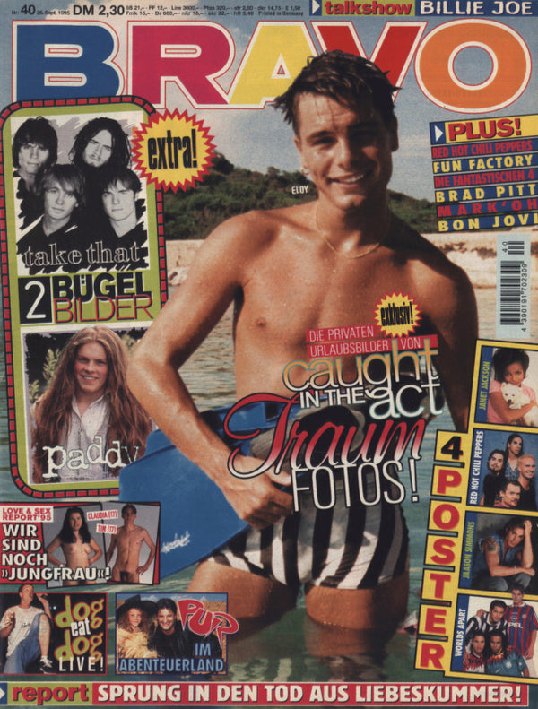 BRAVO Nr. 40 vom 28 septembre 1995 – Titelseite: Eloy de Jong