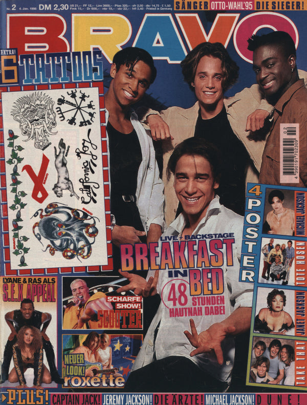BRAVO Nr. 2 vom 4 janvier 1996 – Titelseite: Chambre d'hôtes