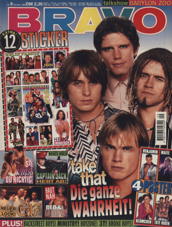 BRAVO Nr. 9 vom 22 février 1996 – Titelseite: Prends ça