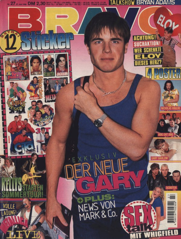 BRAVO Nr. 27 vom 27 juin 1996 – Titelseite: Gary Barlow