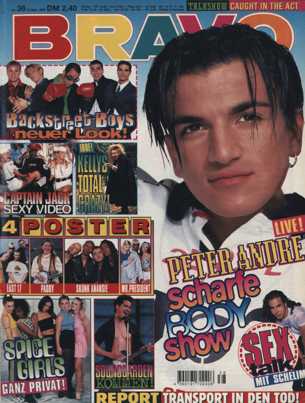BRAVO Nr. 38 vom 12 septembre 1996 – Titelseite: Pierre André