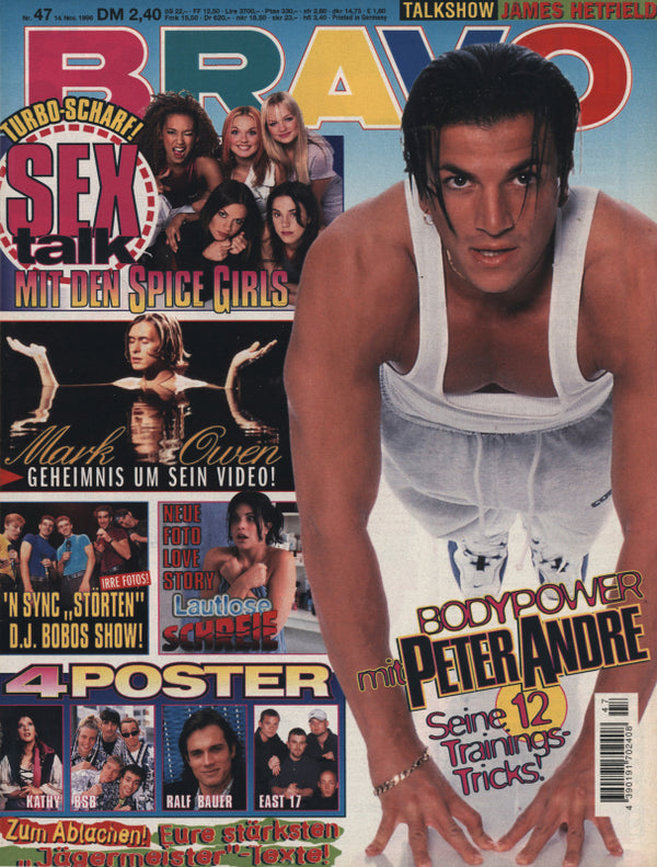 BRAVO Nr. 47 vom 14 novembre 1996 – Titelseite: Pierre André