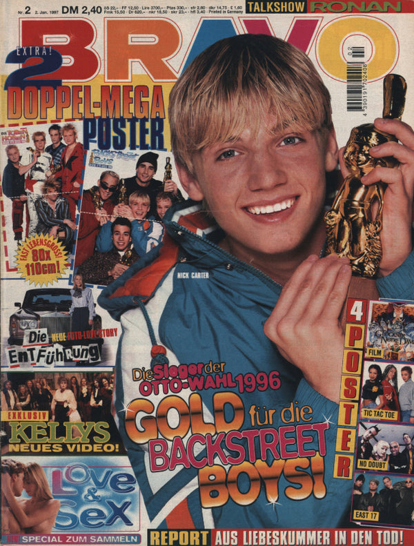BRAVO Nr. 2 vom 2 janvier 1997 – Titelseite: Nick Carter
