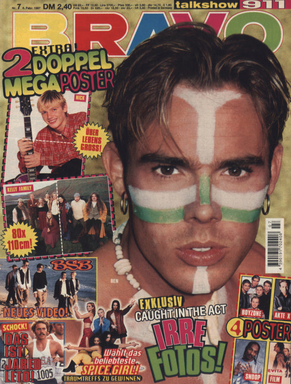 BRAVO Nr. 7 vom 6 février 1997 – Titelseite: Benjamin Boyce