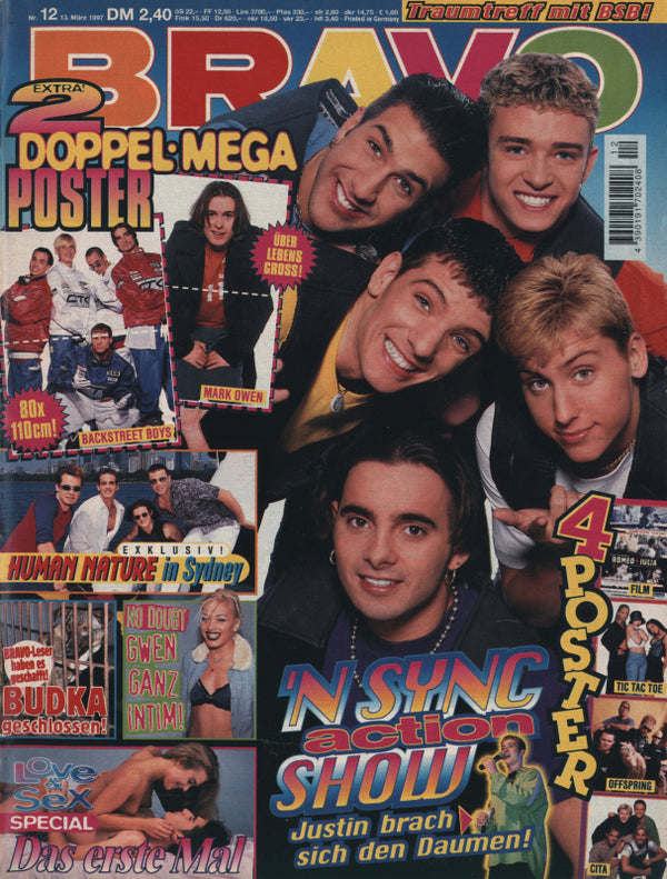 BRAVO Nr. 12 vom 13 mars 1997 – Titelseite: 'N SYNCHRONISATION