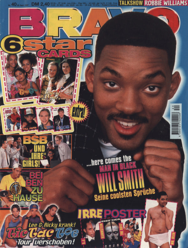 BRAVO Nr. 40 vom 25 septembre 1997 – Titelseite: Will Smith