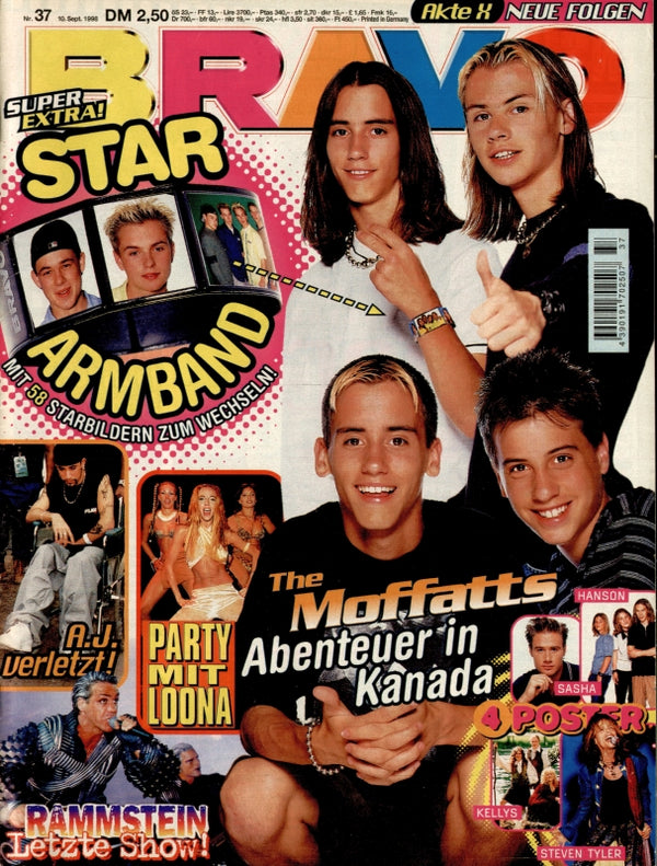 BRAVO Nr. 37 vom 10 septembre 1998 – Titelseite: Moffatt