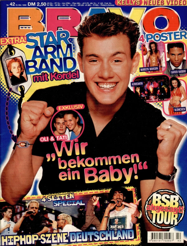 BRAVO Nr. 42 vom 15 octobre 1998 – Titelseite: Oli P.