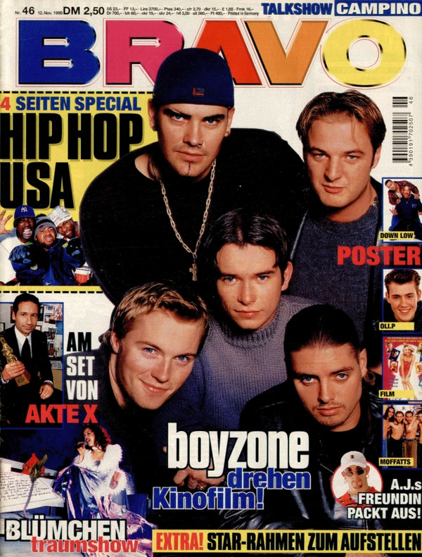 BRAVO Nr. 46 vom 12 novembre 1998 – Titelseite: Zone des garçons