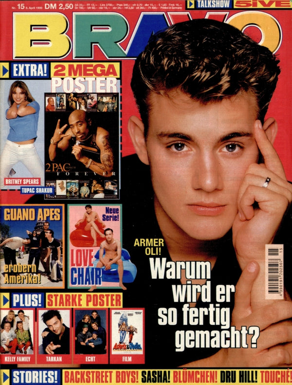 BRAVO Nr. 15 vom 8 avril 1999 – Titelseite: Oli P.