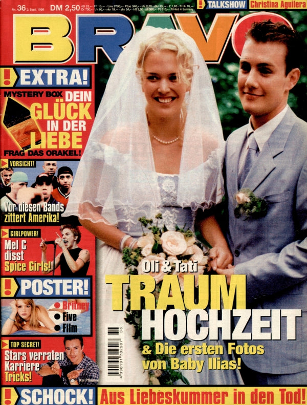 BRAVO Nr. 36 vom 02.09.1999 – Titelseite: Oli P., Tati