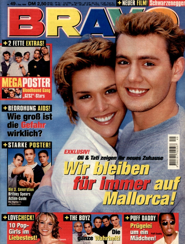 BRAVO Nr. 49 vom 1er décembre 1999 – Titelseite: Oli P., Tati