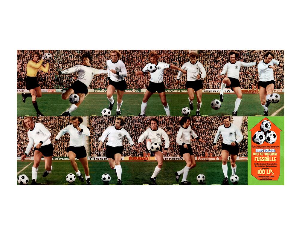 BRAVO STARSCHNITTE in Einzelteilen - Alle Starschnitte zum Download - 049 DFB WM-Team 1974