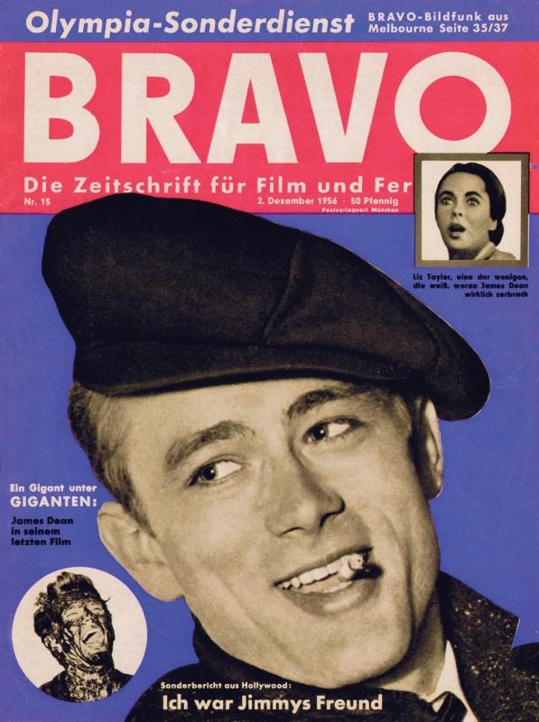 BRAVO Nr. 15 vom 2 décembre 1956 – Titelseite: James Dean