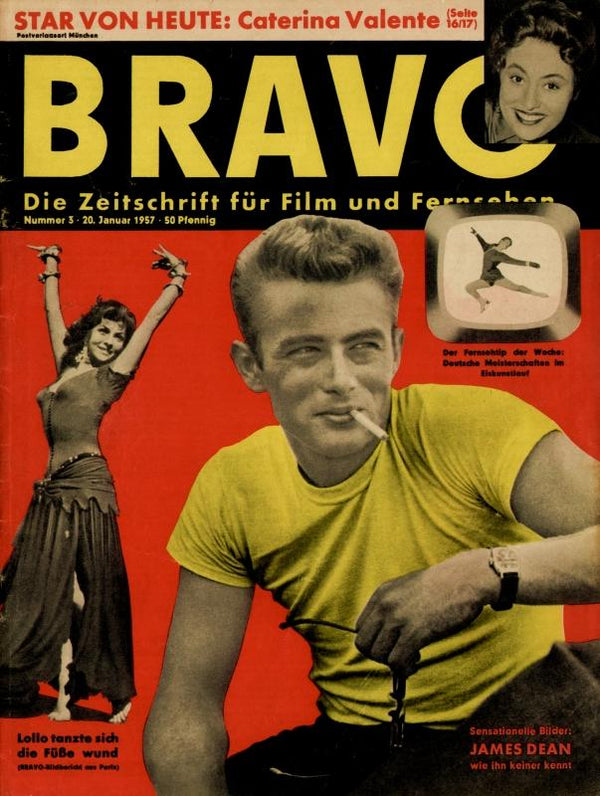 BRAVO Nr. 3 vom 20 janvier 1957 – Titelseite: James Dean