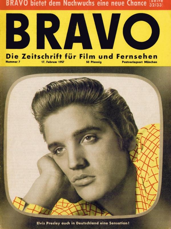 BRAVO Nr. 7 vom 17 février 1957 – Titelseite: Elvis Presley
