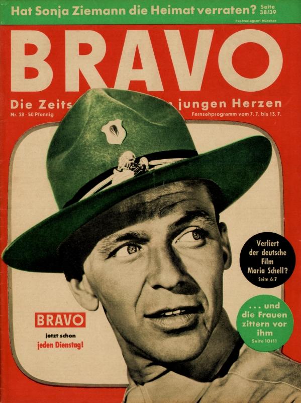 BRAVO Magazin - Alle Ausgaben von 1957 Nr. 28