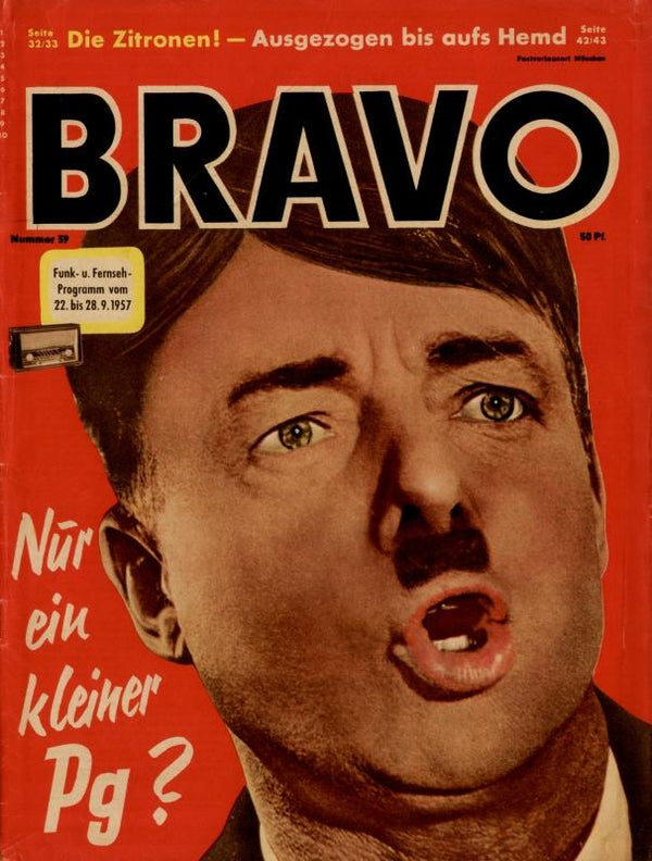 BRAVO Nr. 39 vom 17 septembre 1957 – Titelseite: Heinz Rühmann
